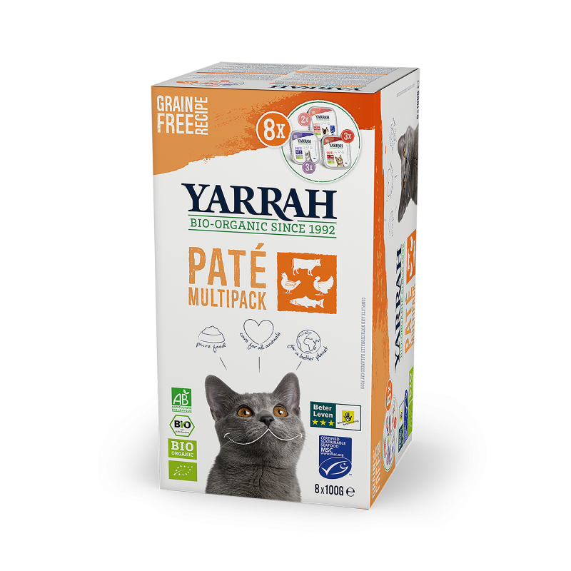 Yarrah Organic Cat Food Variety Pack
